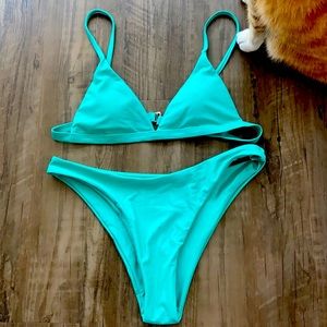 Aqua Size M (Never been worn) bikini